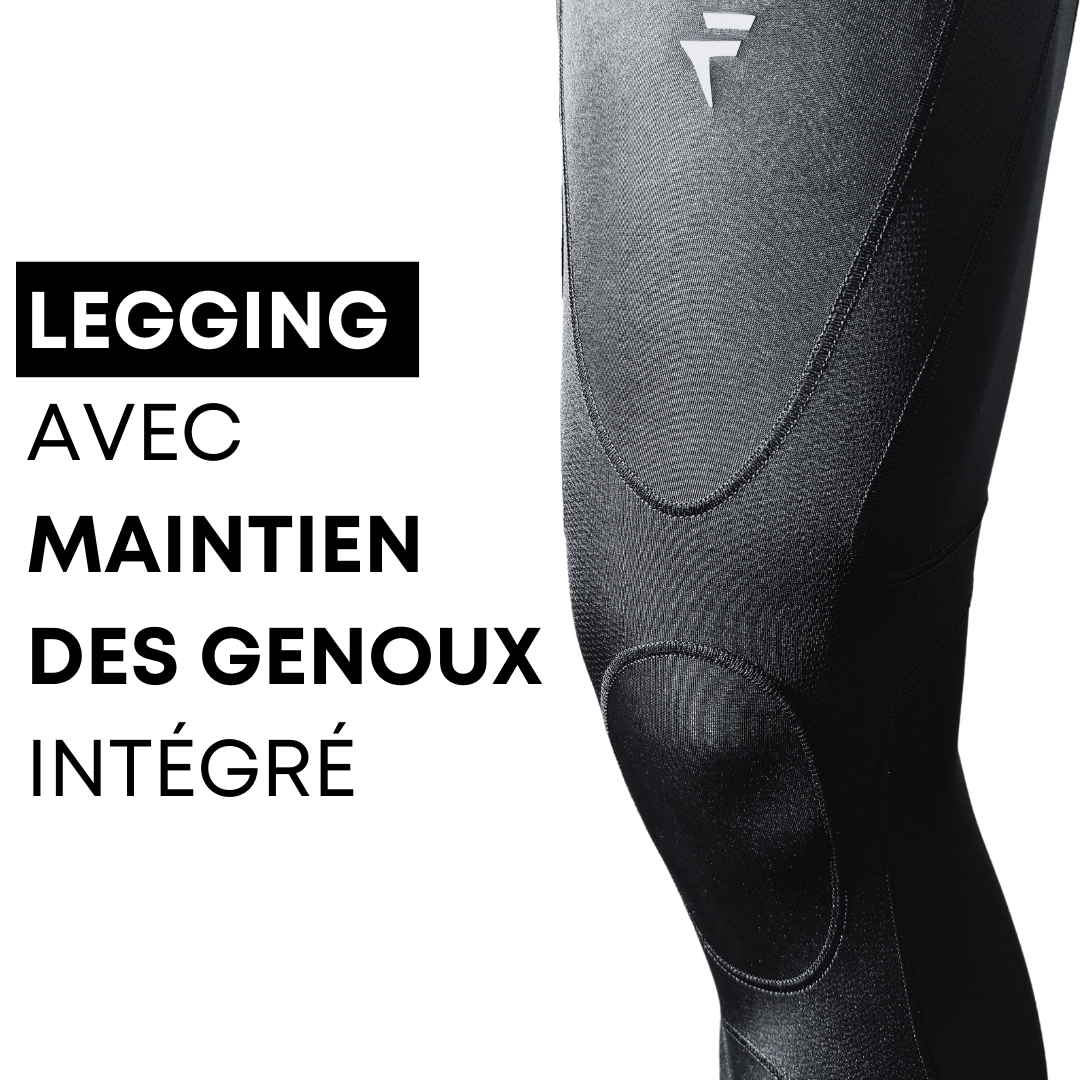 Legging de Compression avec Maintien et Ceinture